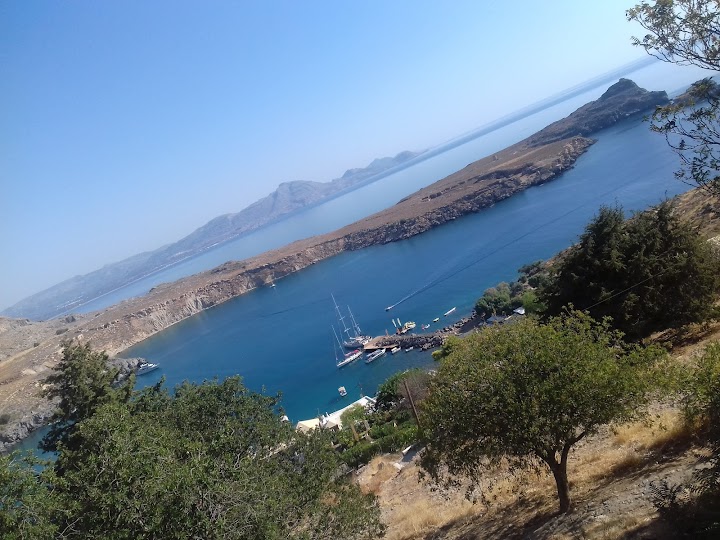 Aufgang zur Akropolis von Lindos